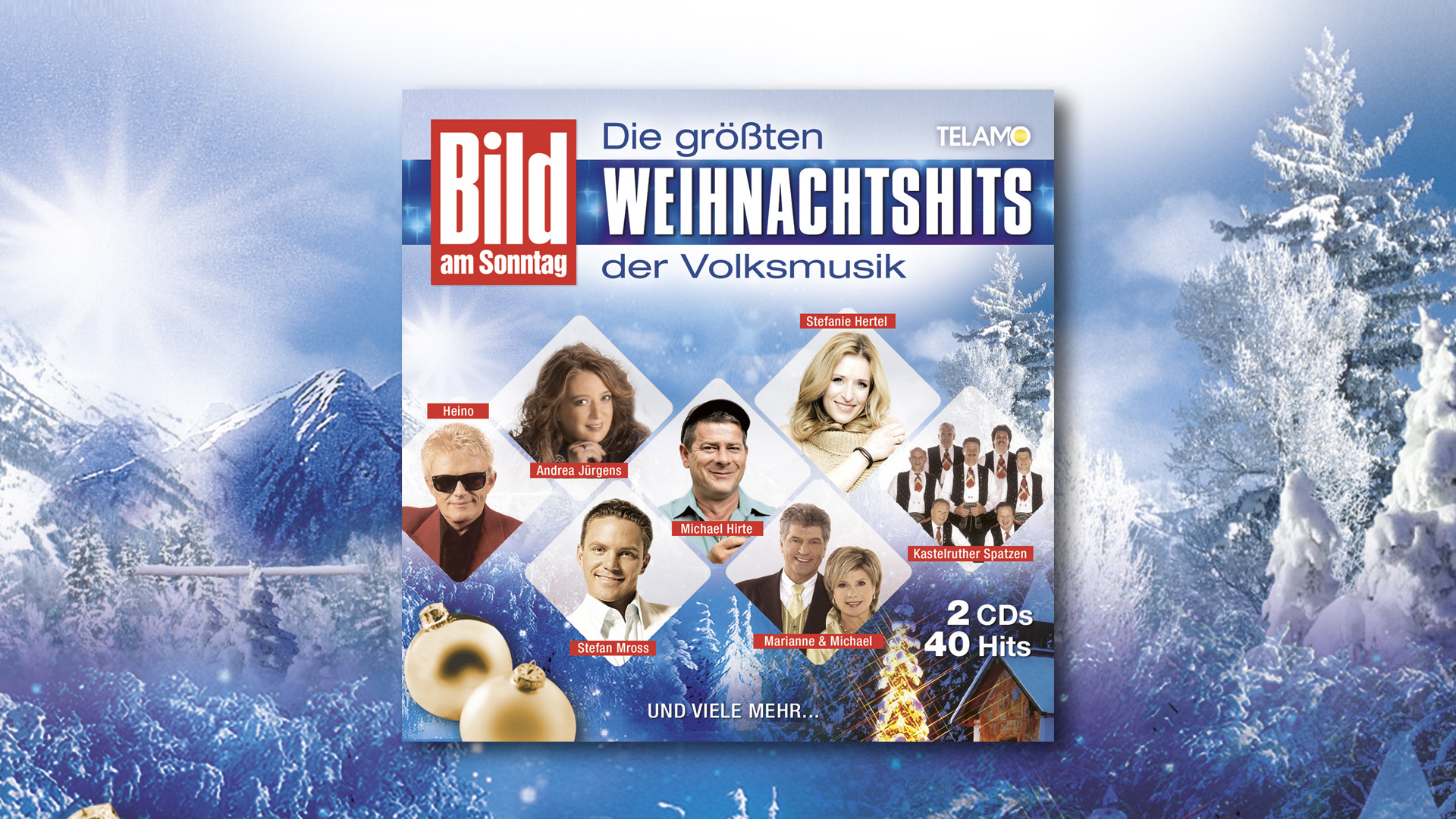 Bild am Sonntag präsentiert „Die größten Weihnachtshits der Volksmusik 